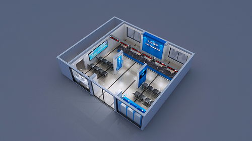 党建展厅服务大厅效果图设计 打造集教育、服务与互动于一体的红色空间